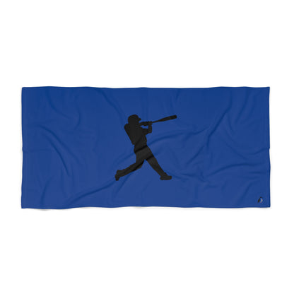 Beach Towel: Baseball Dark Blue