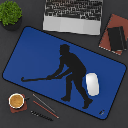 Desk Mat: Hockey Dark Blue