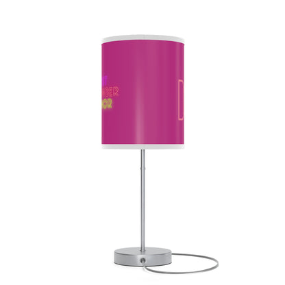 Lamp on a Stand, US|CA plug: Fight Cancer Pink