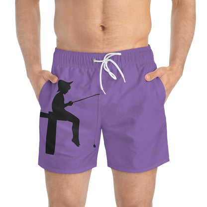 Swim Trunks: Fishing Lite Purple