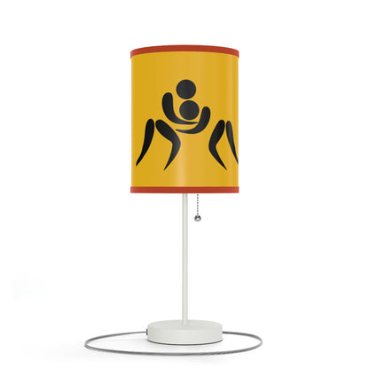 Lamp on a Stand, US|CA plug: Wrestling Yellow