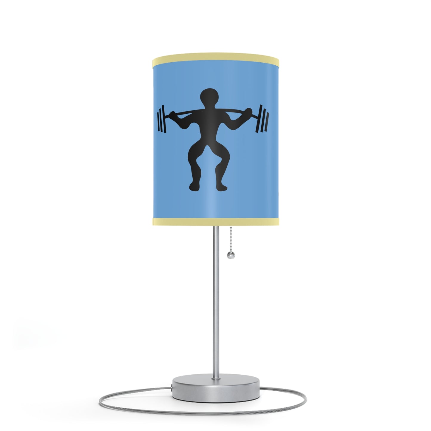 Lamp on a Stand, US|CA plug: Weightlifting Lite Blue