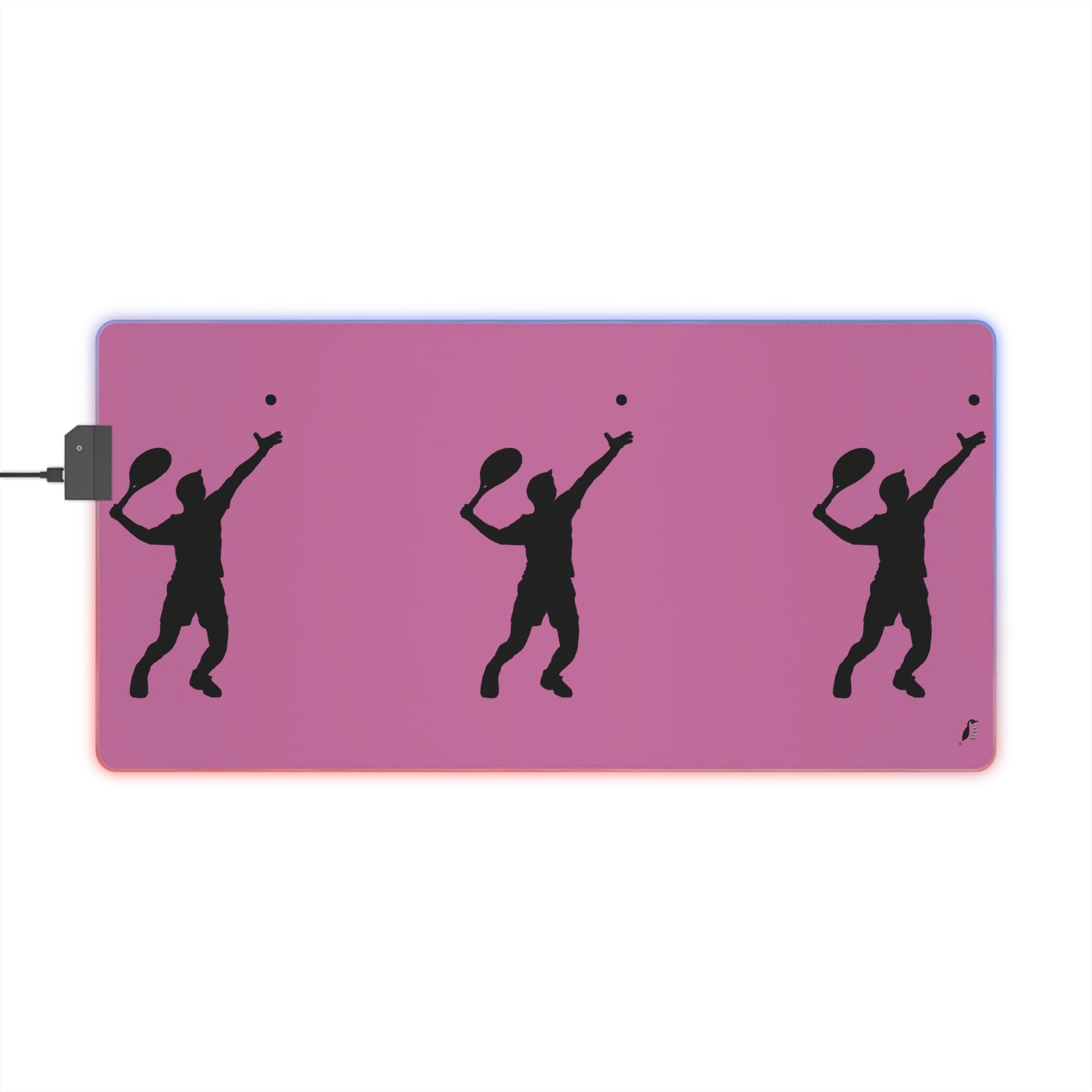 LED Gaming Mouse Pad: Tennis Lite Pink