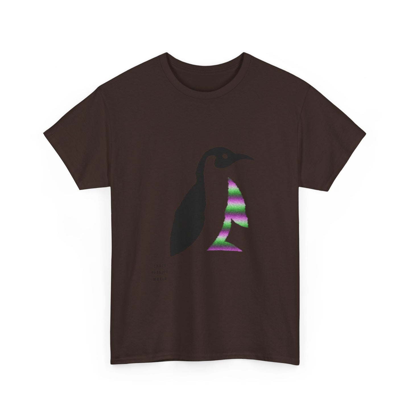 Heavy Cotton Tee: Crazy Penguin World Logo #1