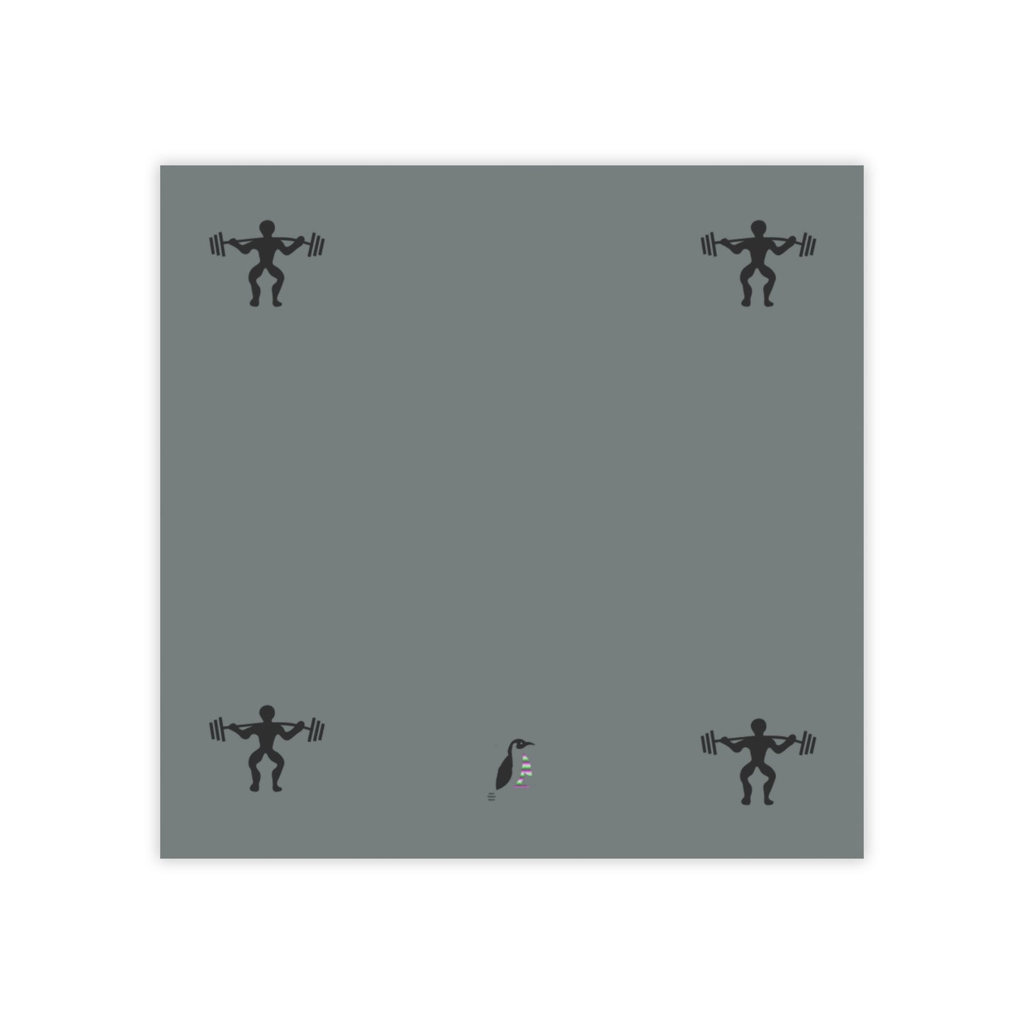 Post-it® Note Pads: Weightlifting Dark Grey