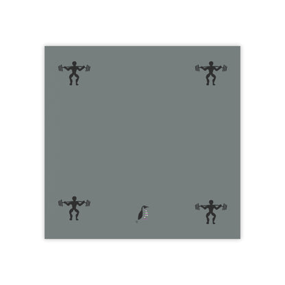 Post-it® Note Pads: Weightlifting Dark Grey