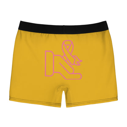 Men's Boxer Briefs: Fight Cancer Yellow