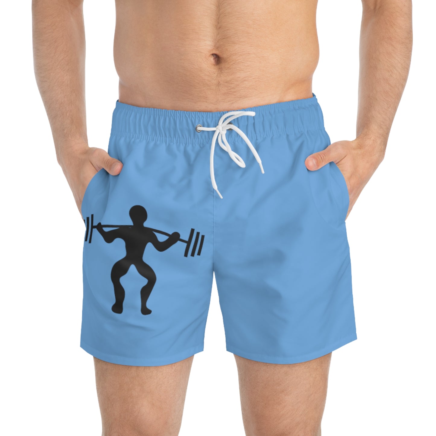 Swim Trunks: Weightlifting Lite Blue