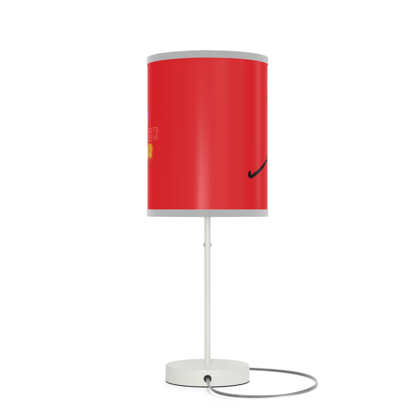 Lamp on a Stand, US|CA plug: Hockey Red