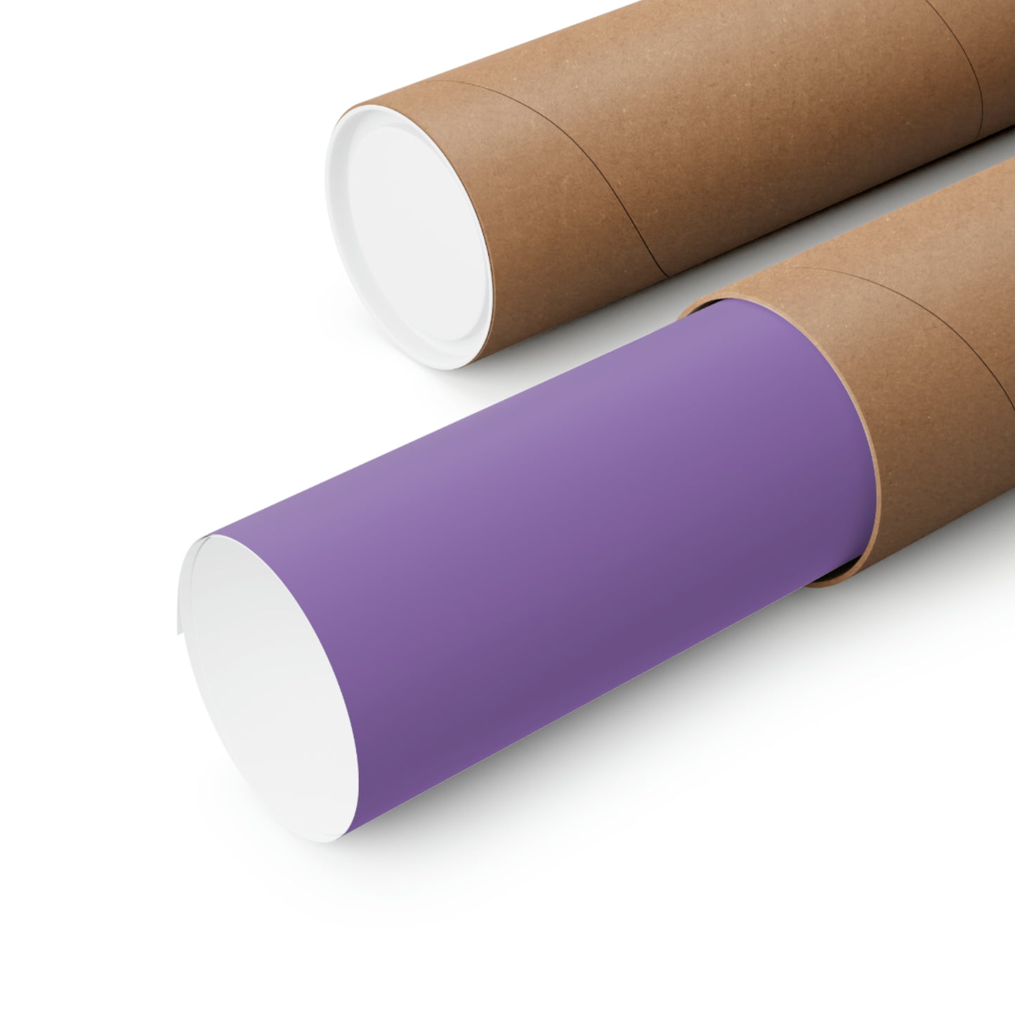 Premium Matte Vertical Posters: Writing Lite Purple