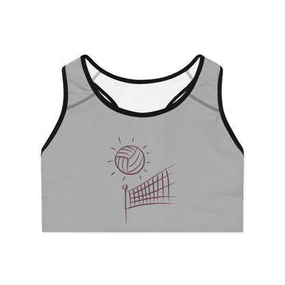 Sports Bra: Volleyball Lite Grey