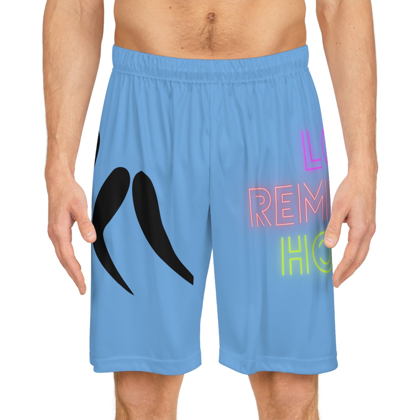 Basketball Shorts: Wrestling Lite Blue