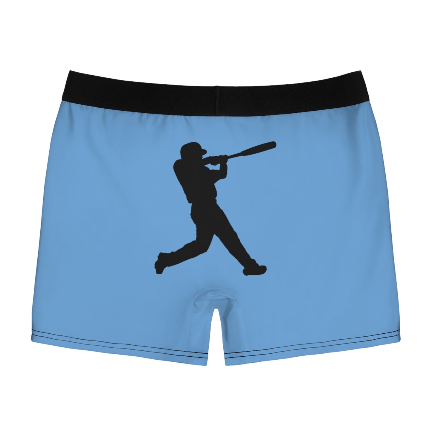 Men's Boxer Briefs: Baseball Lite Blue