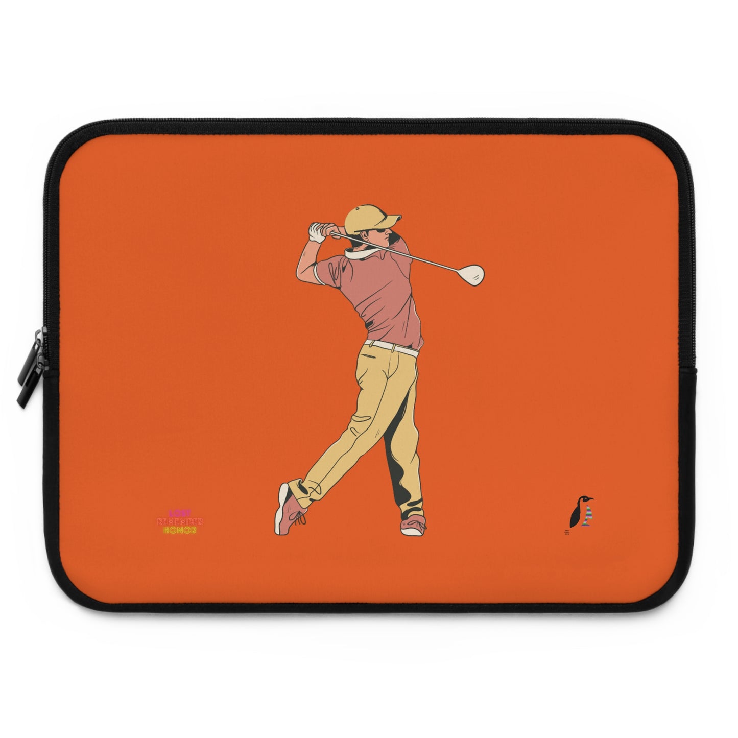 Laptop Sleeve: Golf Orange