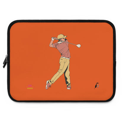 Laptop Sleeve: Golf Orange