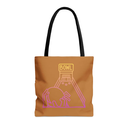 Tote Bag: Bowling Lite Brown