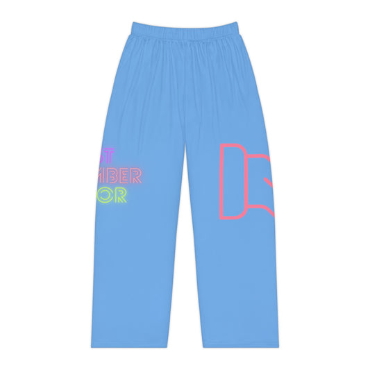 Women's Pajama Pants: Fight Cancer Lite Blue