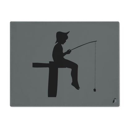 Placemat, 1pc: Fishing Dark Grey