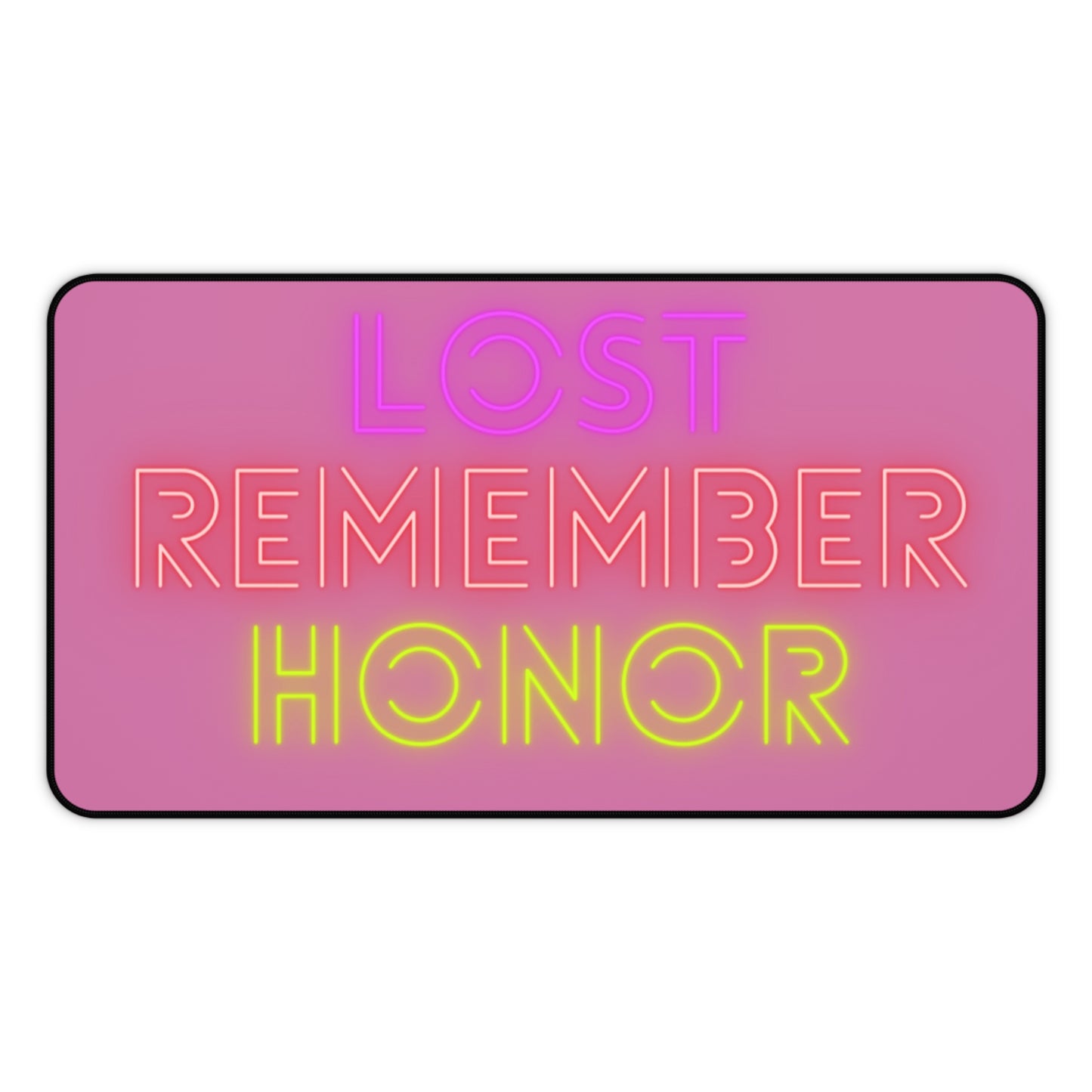 Desk Mat: Lost Remember Honor Lite Pink