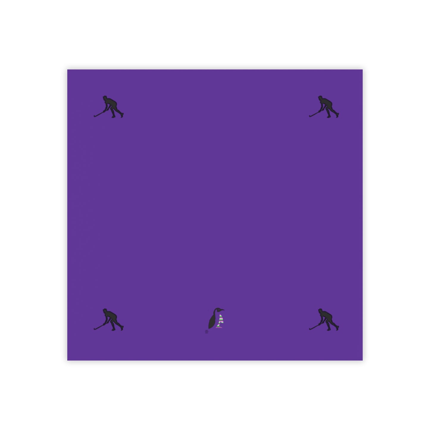 Post-it® Note Pads: Hockey Purple