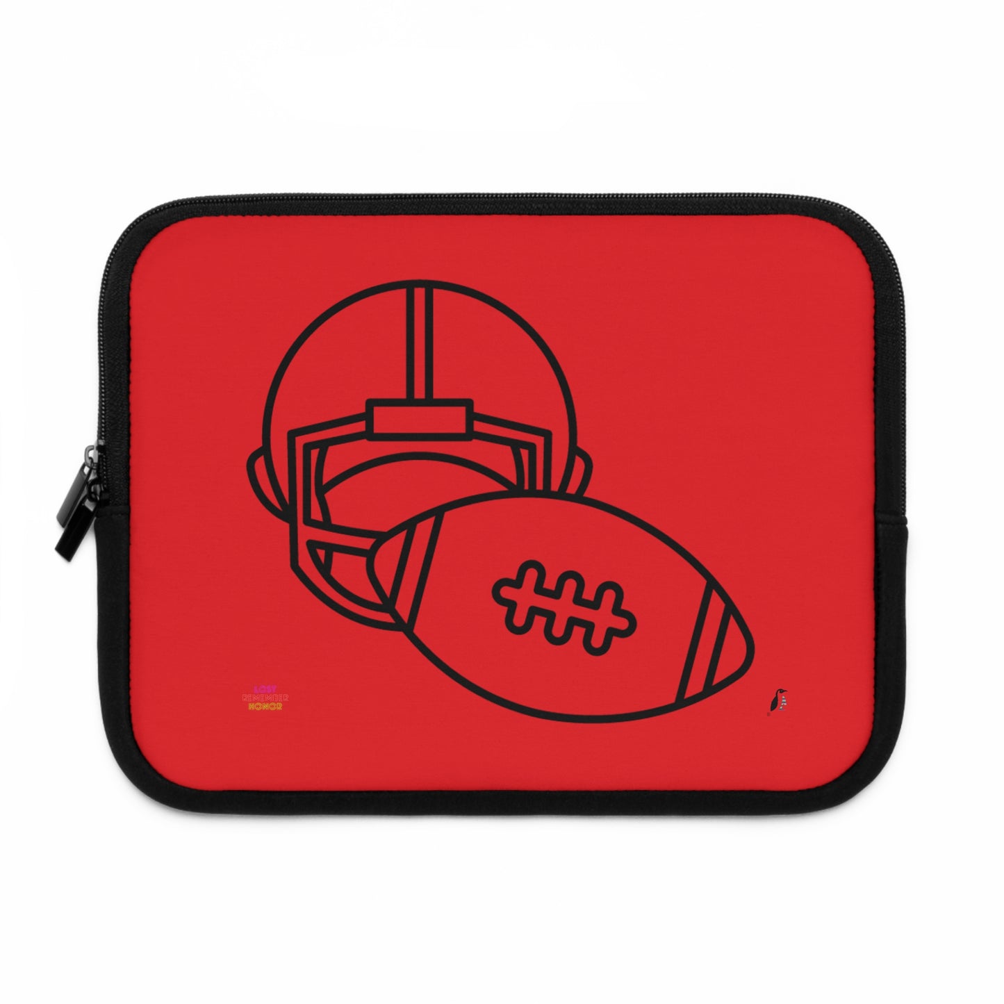 Laptop Sleeve: Football Red