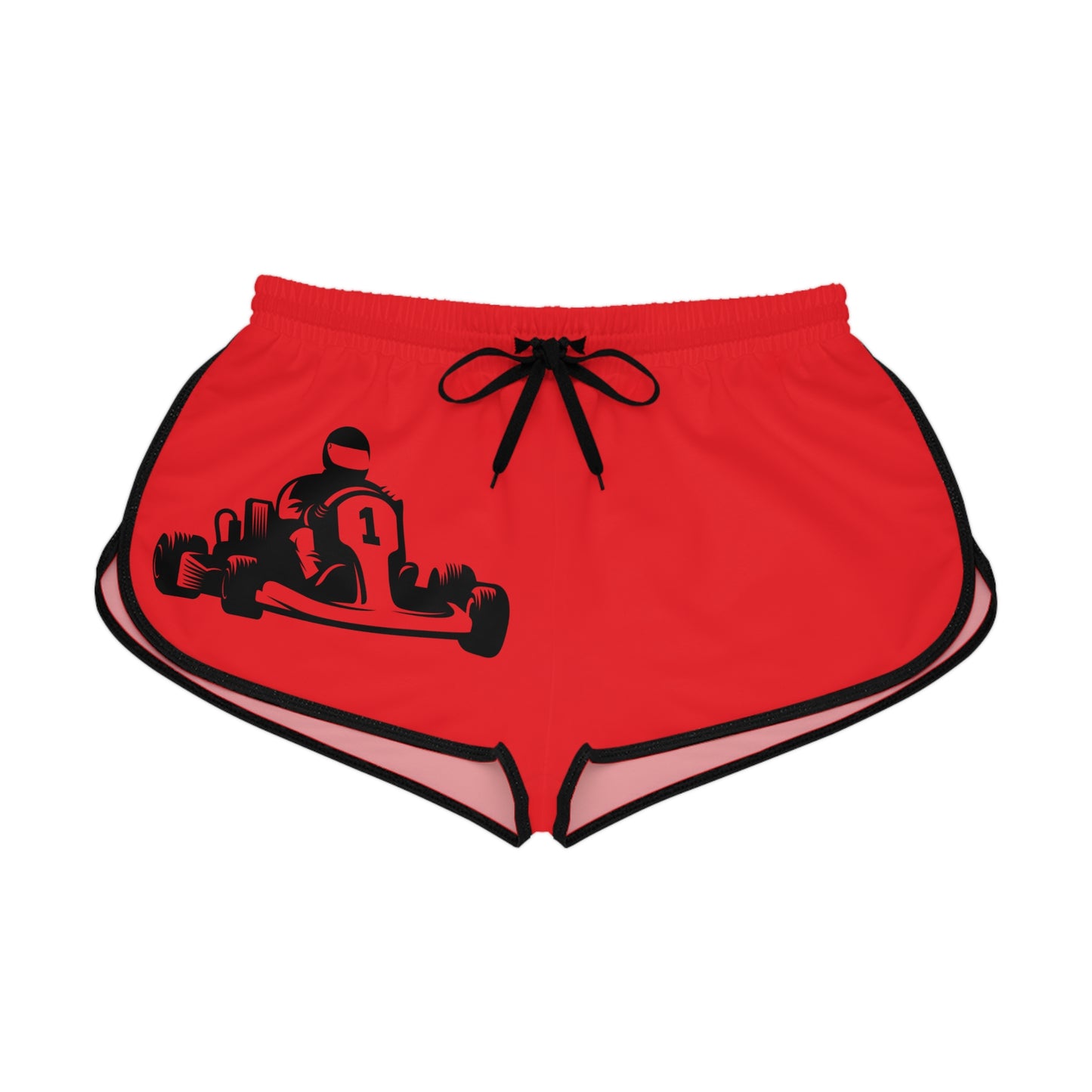 Women's Relaxed Shorts: Racing Red