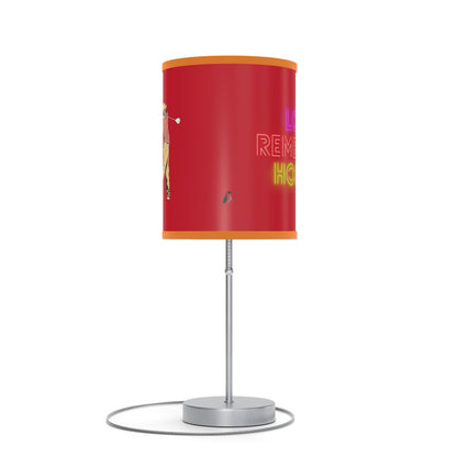 Lamp on a Stand, US|CA plug: Golf Dark Red