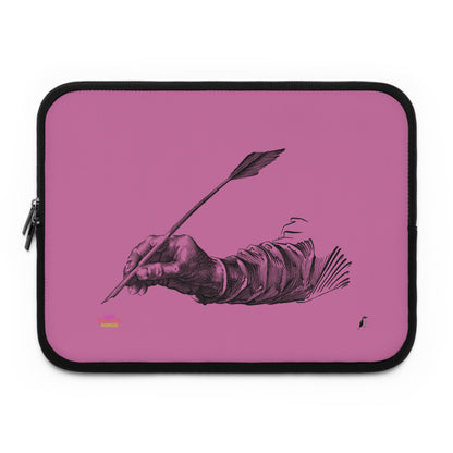 Laptop Sleeve: Writing Lite Pink