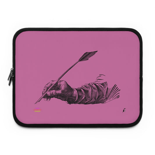 Laptop Sleeve: Writing Lite Pink