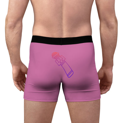 Men's Boxer Briefs: Music Lite Pink