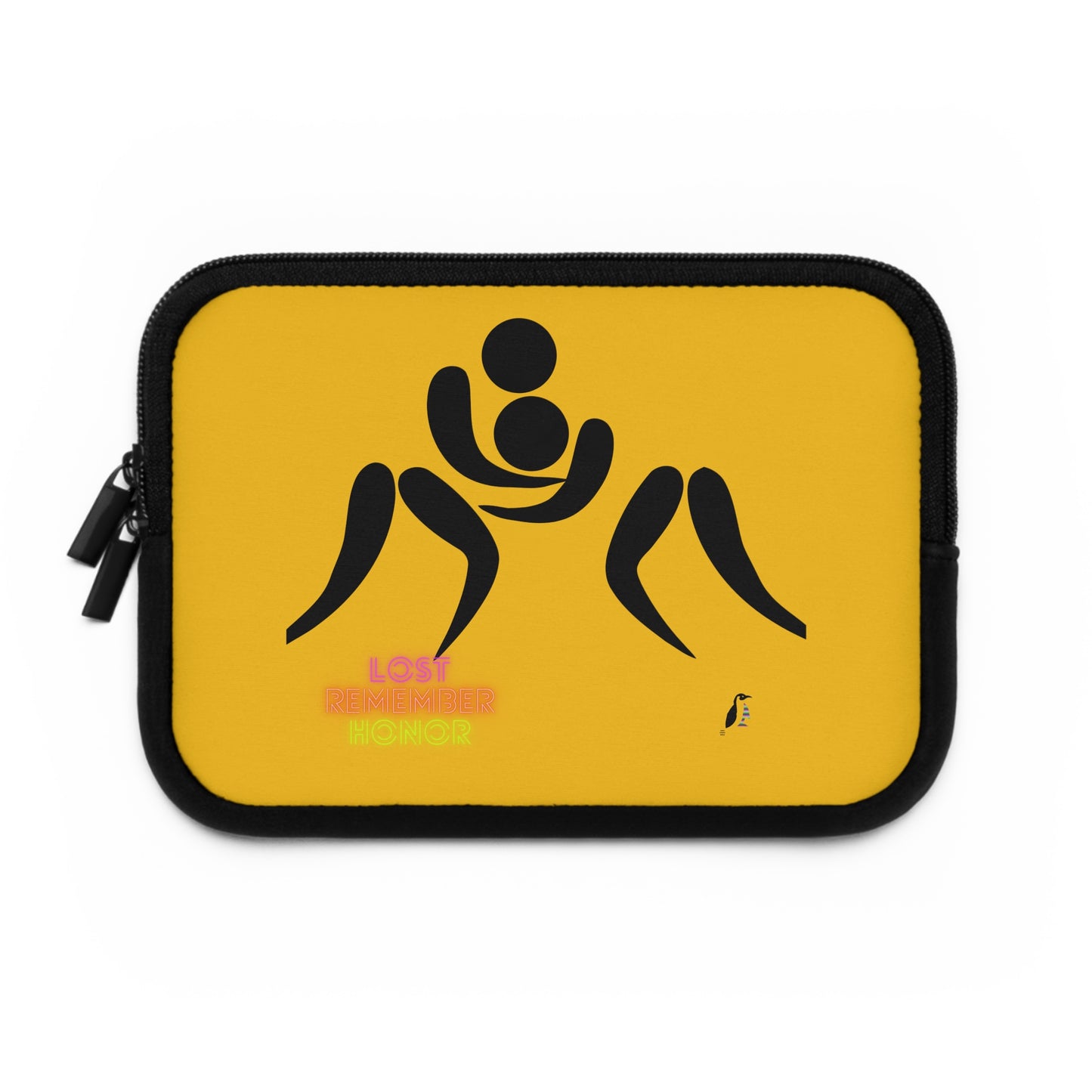 Laptop Sleeve: Wrestling Yellow