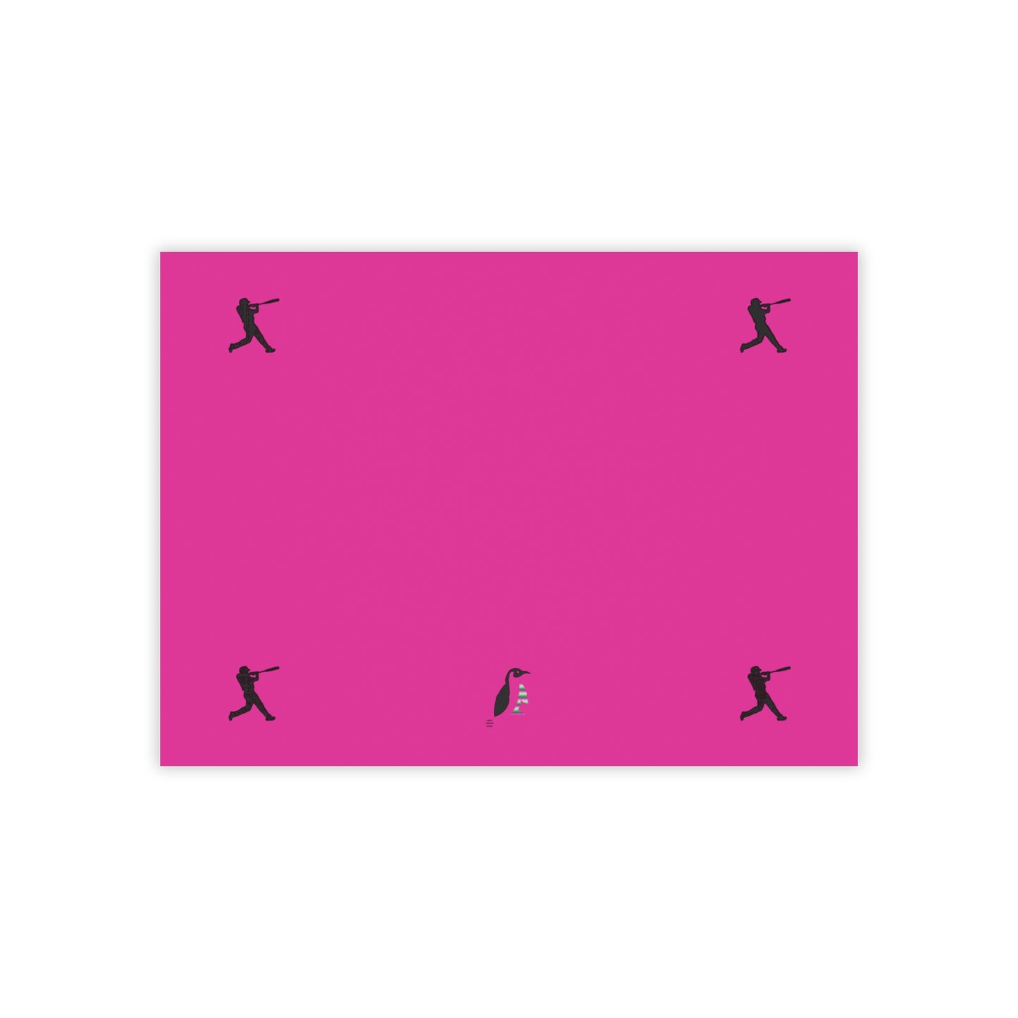 Post-it® Note Pads: Baseball Pink