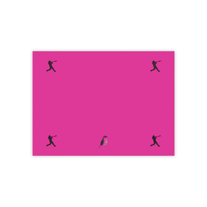 Post-it® Note Pads: Baseball Pink