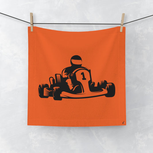 Face Towel: Racing Orange
