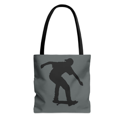 Tote Bag: Skateboarding Dark Grey
