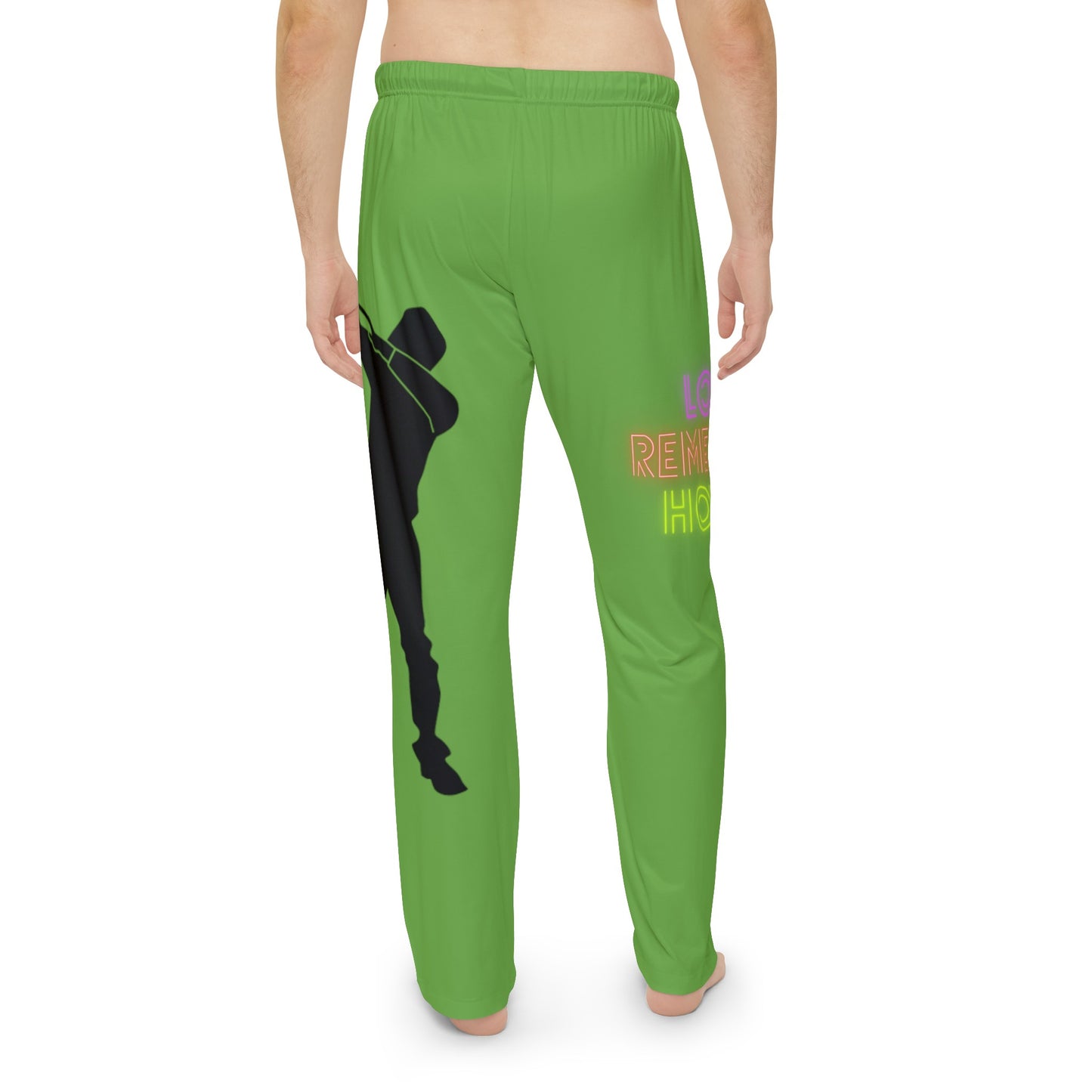 Men's Pajama Pants: Dance Green