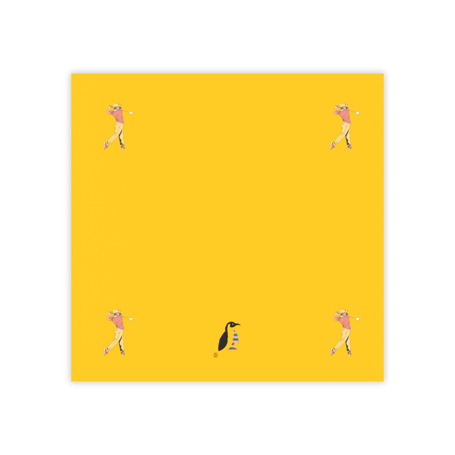 Post-it® Note Pads: Golf Yellow