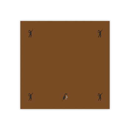 Post-it® Note Pads: Tennis Brown