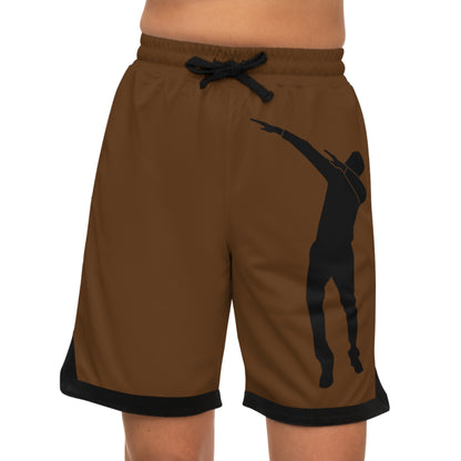 Basketball Rib Shorts: Dance Brown