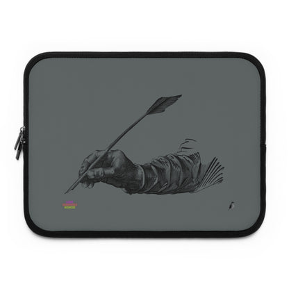 Laptop Sleeve: Writing Dark Grey