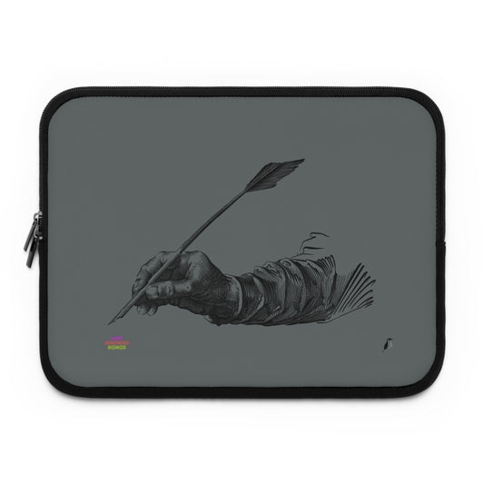 Laptop Sleeve: Writing Dark Grey