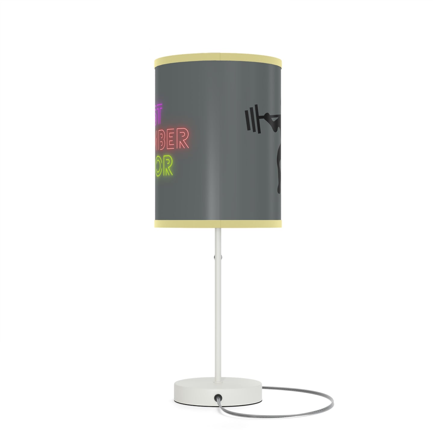 Lamp on a Stand, US|CA plug: Weightlifting Dark Grey