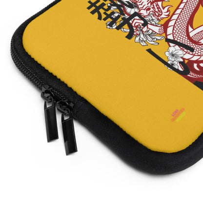 Laptop Sleeve: Dragons Yellow