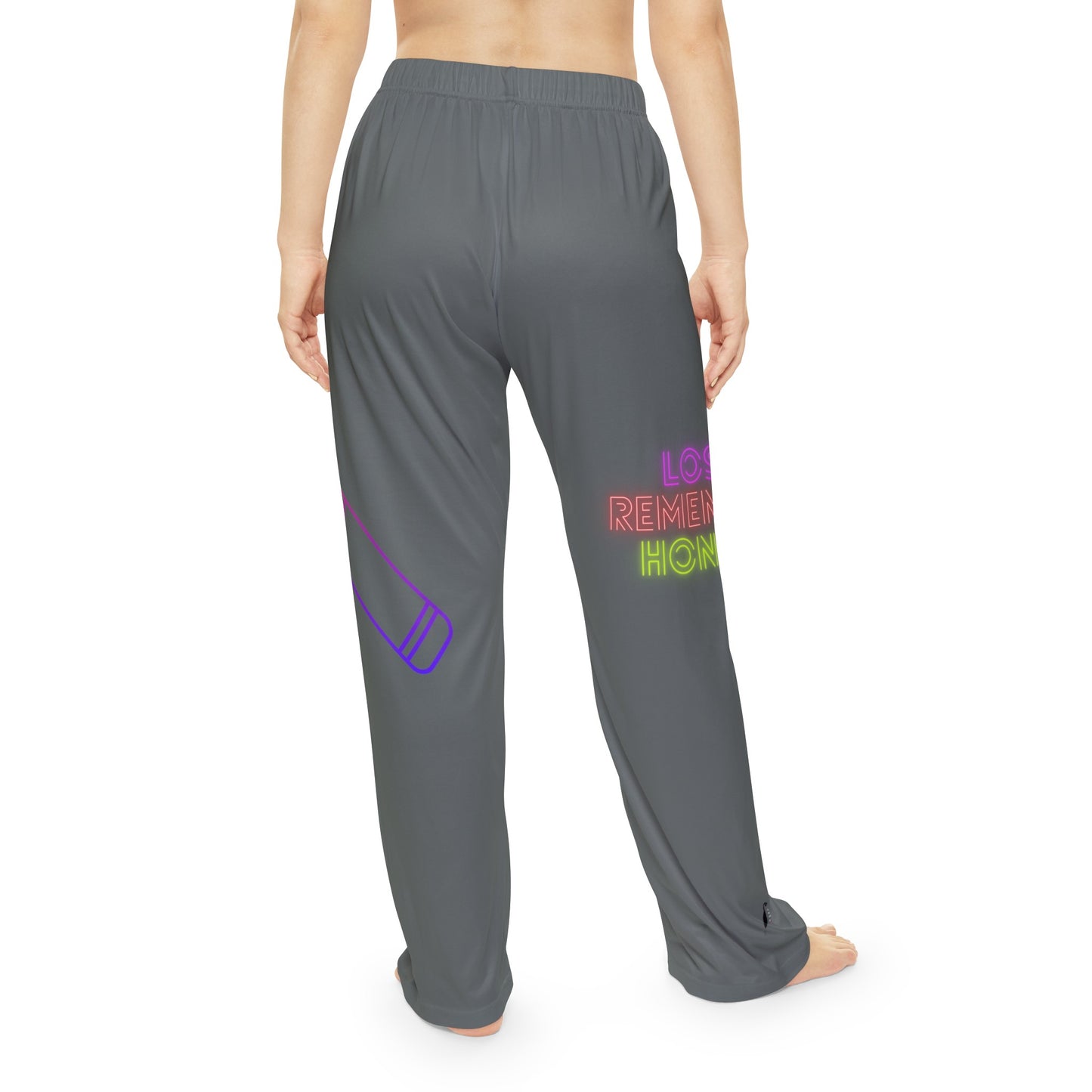 Women's Pajama Pants: Music Dark Grey