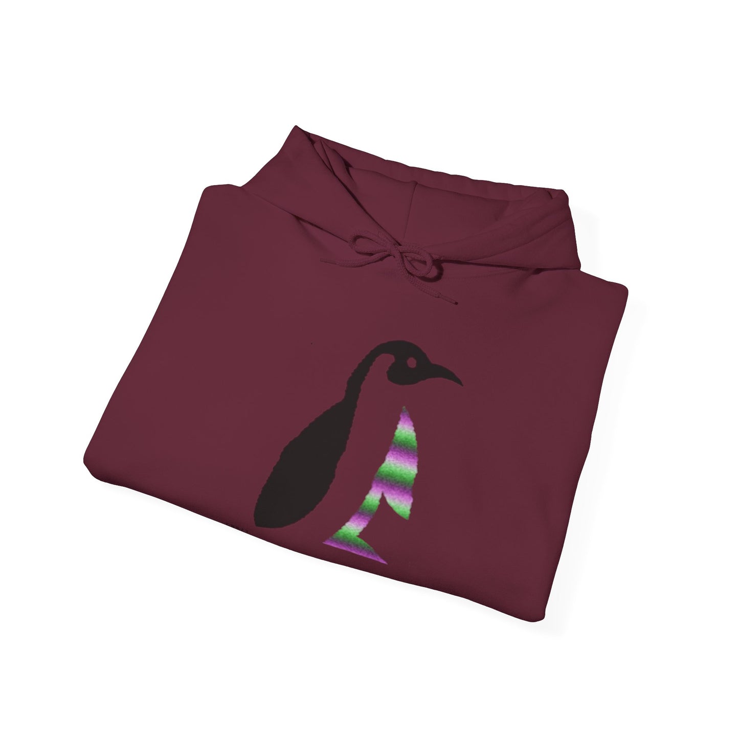 Heavy Blend™ Hooded Sweatshirt: Crazy Penguin World Logo #1