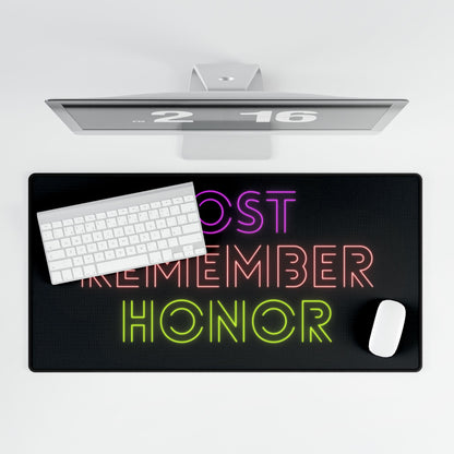 Desk Mats: Lost Remember Honor Black