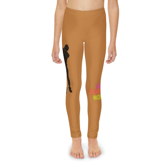 Youth Full-Length Leggings: Dance Lite Brown