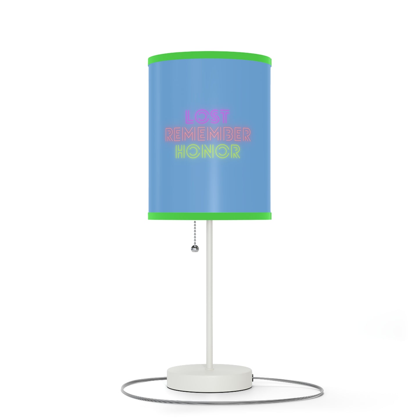 Lamp on a Stand, US|CA plug: Fishing Lite Blue