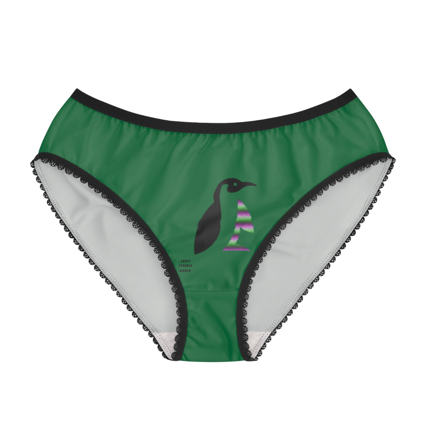 Women's Briefs: Dance Dark Green