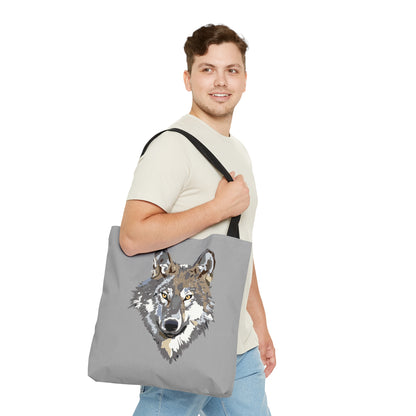 Tote Bag: Wolves Lite Grey